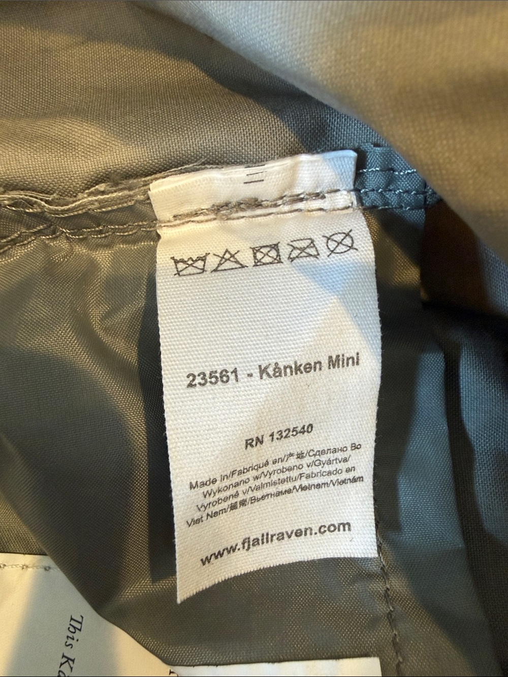 fjallraven kånken mini backpack - Picture 5 of 7